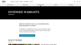 Extended Warranty | MINI Service | MINI UK