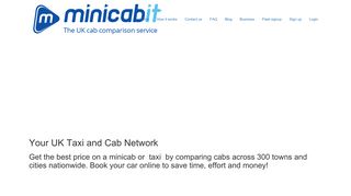 minicabit.com - Book Cheap Mini Cab & Taxi Online