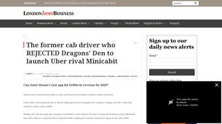 The former cab driver who REJECTED Dragons' Den to launch Uber ...