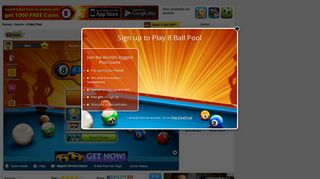 8 Ball Pool Sign Up - Miniclip, Play Games