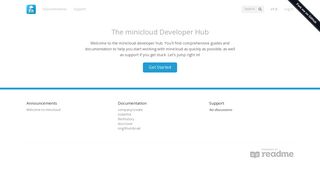 minicloud - ReadMe.io