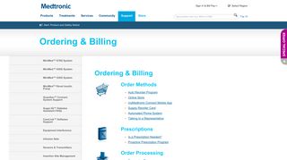 Ordering & Billing | Medtronic Diabetes
