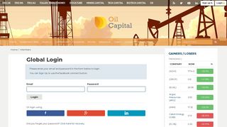 Login - Oil Capital