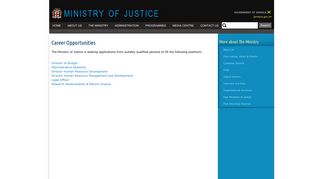 Career Opportunities | Ministry of Justice - Government of Jamaica
