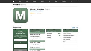 Ministry Scheduler Pro on the App Store - iTunes - Apple