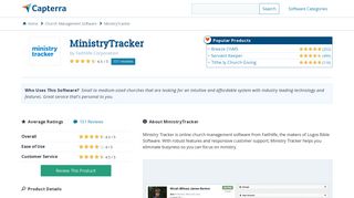 MinistryTracker Reviews and Pricing - 2019 - Capterra
