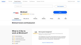 Minitmart Careers and Employment | Indeed.com
