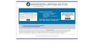 MLM :: Sign On - Minnesota Lawyers Mutual