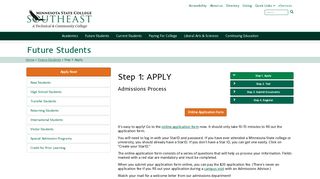 MSC Southeast - Apply Today! - Minnesota State College Southeast