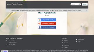 Login - Minot Public Schools