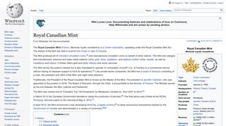 Royal Canadian Mint - Wikipedia
