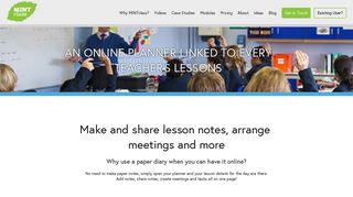 MINTclass - Classroom Optimisation - Teacher Planner