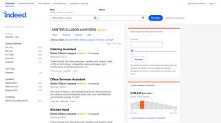 Minter Ellison Lawyers Jobs (with Salaries) | Indeed.com