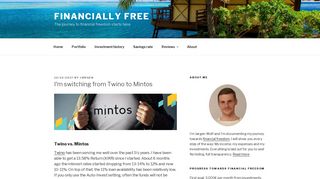 I'm switching from Twino to Mintos - Financially Free