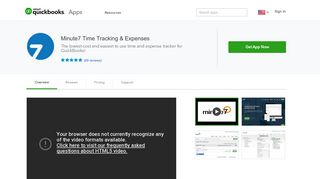 Minute7 Time Tracking & Expenses | QuickBooks App Store