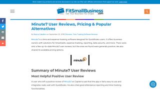 Minute7 User Reviews, Pricing & Popular Alternatives