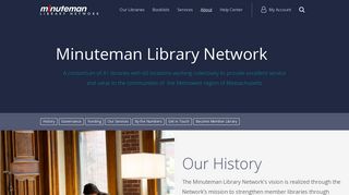 About | MLN - Minuteman Library Network