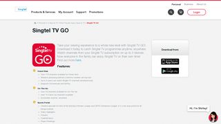 Singtel TV GO | Singtel