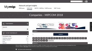 Companies - MIPCOM 2018 - MyMIP