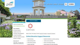 MiraCosta College - Online Education