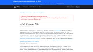 Install & Launch Mirth – Datica Support & Documentation