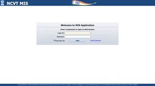 Login - NCVT Mis