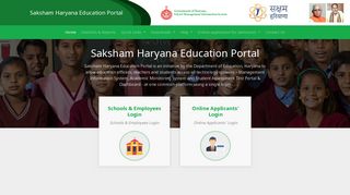 Saksham Haryana Education Portal: Home