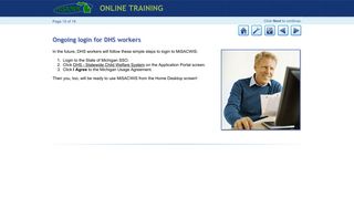Ongoing login for DHS workers | Access MiSACWIS - XP-23 - [Login]