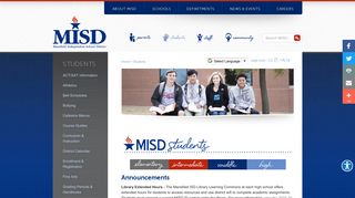Students - Mansfield Independent School District