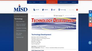 Technology - Mansfield Independent School District