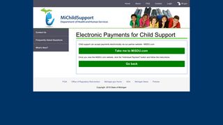 MiChildSupport: Electronic Payments for Child Support