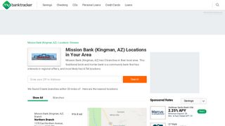 Mission Bank (Kingman, AZ) Locations, Phone Numbers & Hours