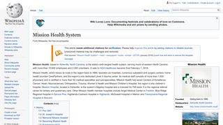 Mission Health System - Wikipedia