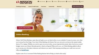 Online Banking - Mission Federal Credit Union
