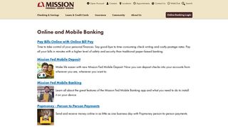 Online and Mobile Banking | Mission Federal Credit Union, San Diego