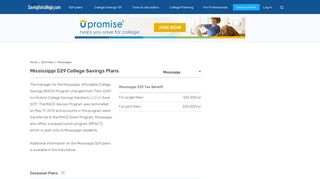 Mississippi (MS) 529 College Savings Plans - Saving for College
