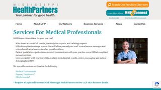 Services For Medical Professionals - MS Health Partners