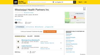 Mississippi Health Partners Inc 1501 Lakeland Dr Ste 200, Jackson ...