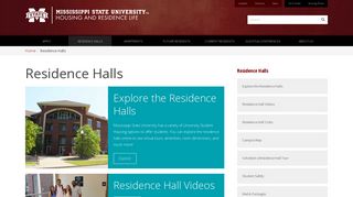 Residence Halls - Mississippi State Housing and Residence Life