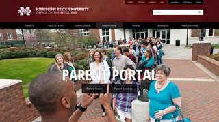Parent Portal - registrar.msstate.edu - Mississippi State University