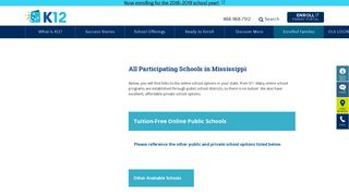All Participating Schools in Mississippi - K12.com