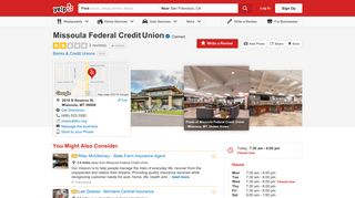 Missoula Federal Credit Union - Banks & Credit Unions - 2610 N ...