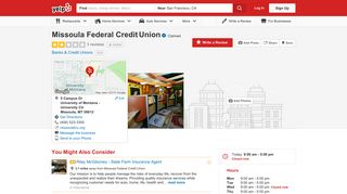 Missoula Federal Credit Union - Banks & Credit Unions - 5 Campus Dr ...