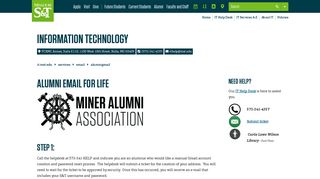 Alumni Email For Life – Information Technology | Missouri S&T
