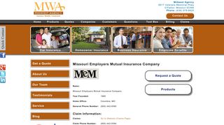Missouri Employers Mutual Insurance Company - Midwest Agency