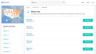 Missy Usa's Phone Number, Email, Address, Public Records - Spokeo