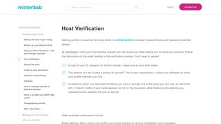 Host Verification – SUPPORT FORUM