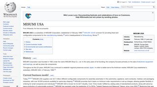 MISUMI USA - Wikipedia