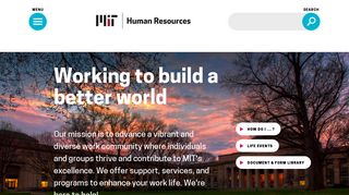Human Resources at MIT |