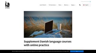 Supplement Danish courses with online danish practice - IA Sprog